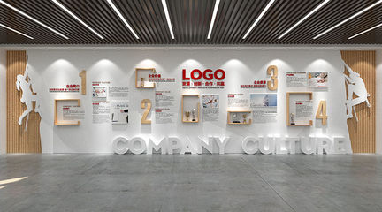 企業(yè)展廳裝修效果圖-辦公室展廳設(shè)計圖片-公司展廳裝修設(shè)計改造